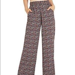 BCBGeneration Flared Wide Leg Printed Pants size M